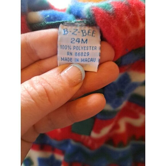 NWT vintage Jacket 24 Months Aztec Toddler Super Cute Retro Vtg 80s 90s - Picture 2 of 3